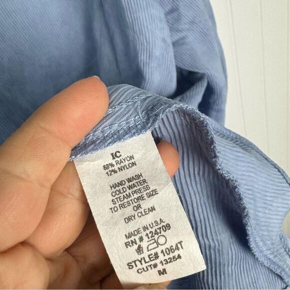 IC By Connie k Top Medium Cold Shoulder Lagenlook Asymmetric Casual women Artsy - Picture 10 of 10